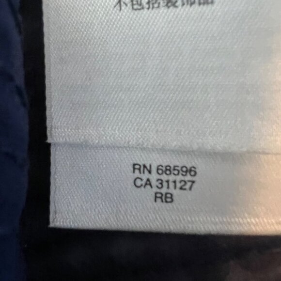 DKNY Navy Blue Silk & Sequin Sheer Blouse Size Medium - N1369 - Picture 8 of 8